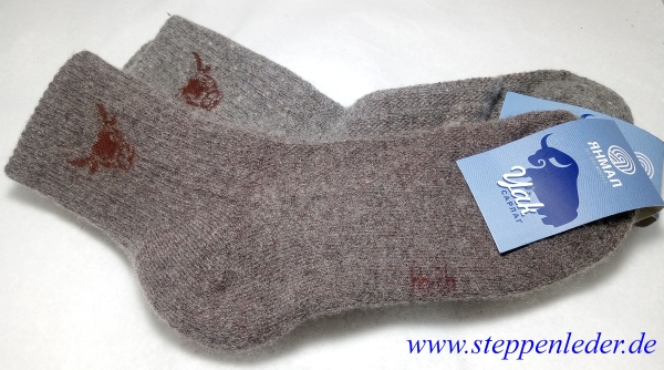 Socken aus YAK-Wolle Größe 43-44 in Top-Qualität